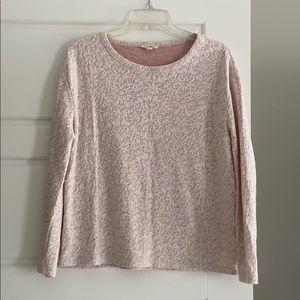 Lightweight sweater with lace detail